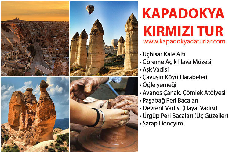 Kapadokya Kırmızı Tur Fiyatları